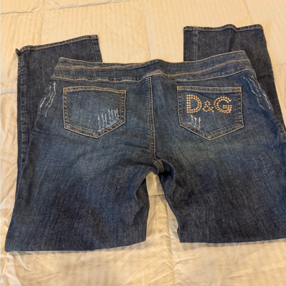 D&G Women's Dark Blue Skinny Jeans